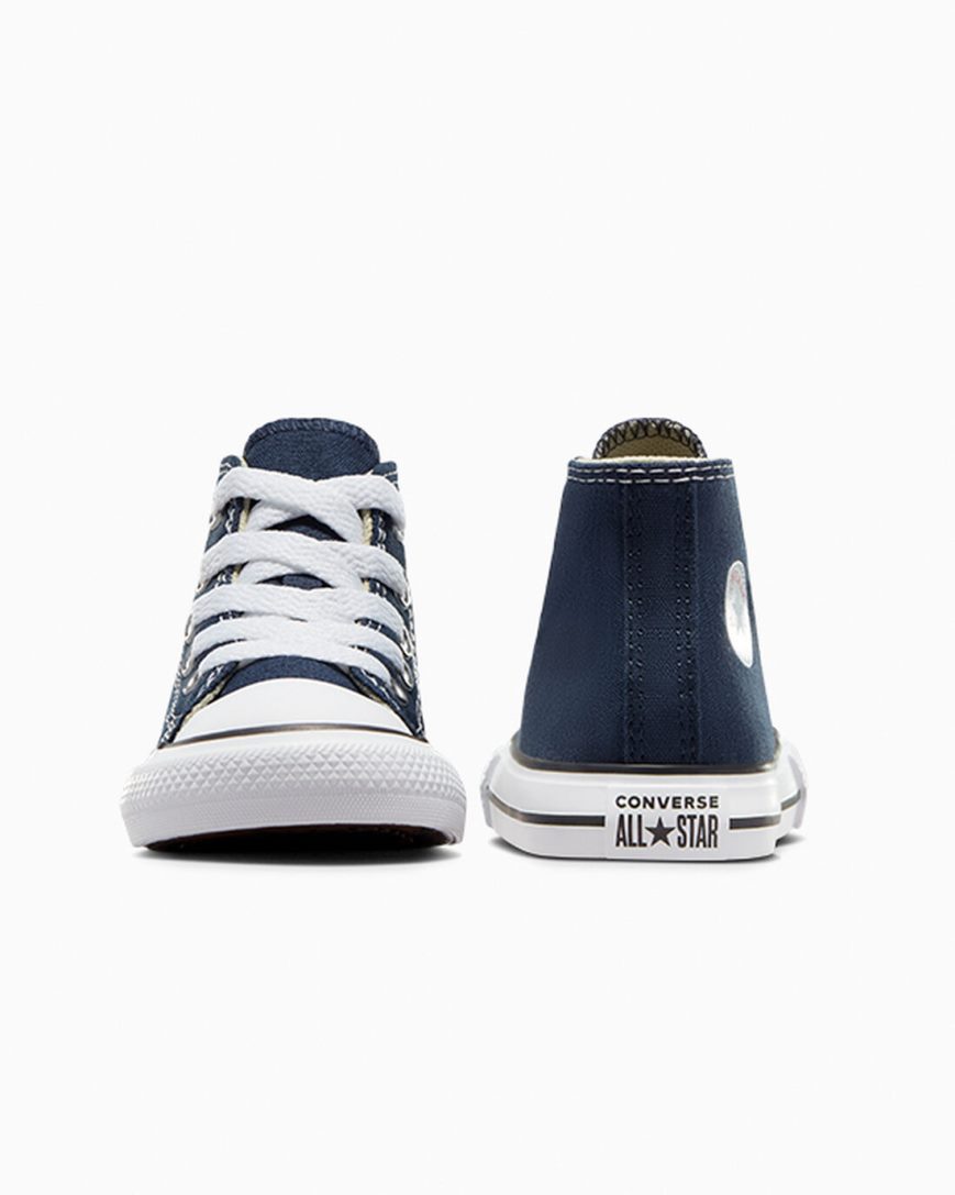 Tenisky Vysoke Converse Chuck Taylor All Star Klasické Chlapcenske Námornícka Modrá | SK Q11CUE6